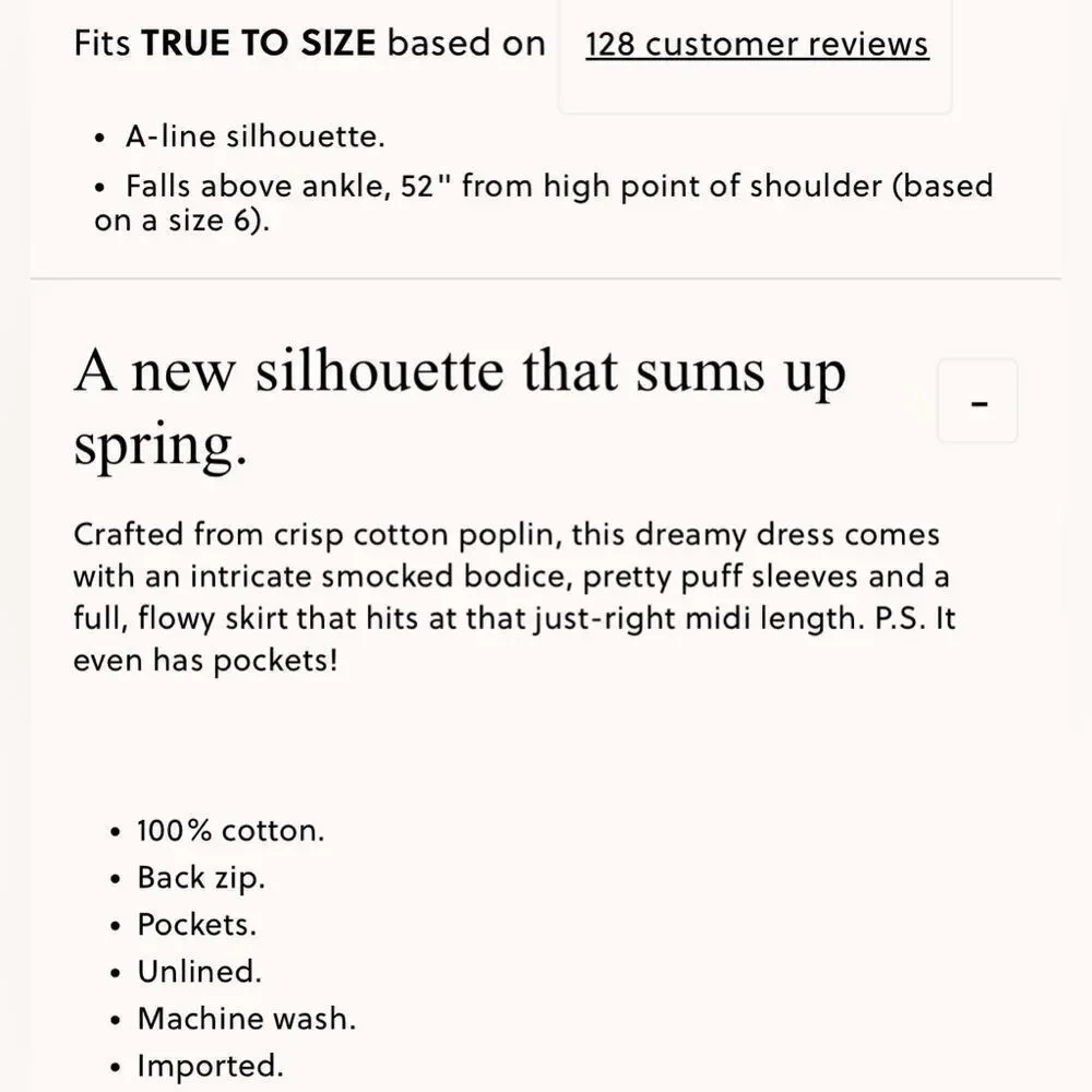 NWT J CREW Meadow dress in cotton poplin in black